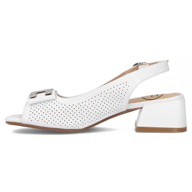 Leather sandals Filippo DS6986/25 WH white