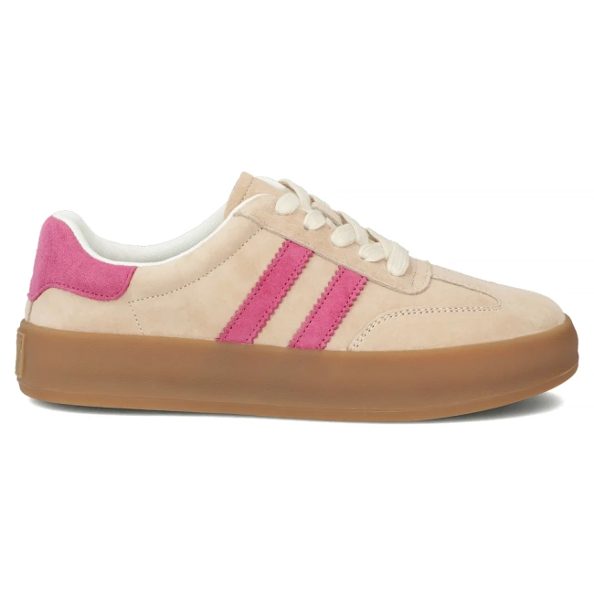 Leather sneakers Filippo DP6764/25 BE FH beige