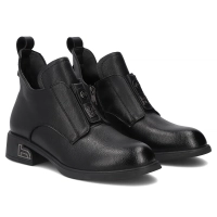 Leather ankle boots Filippo DBT8037/26 BK black
