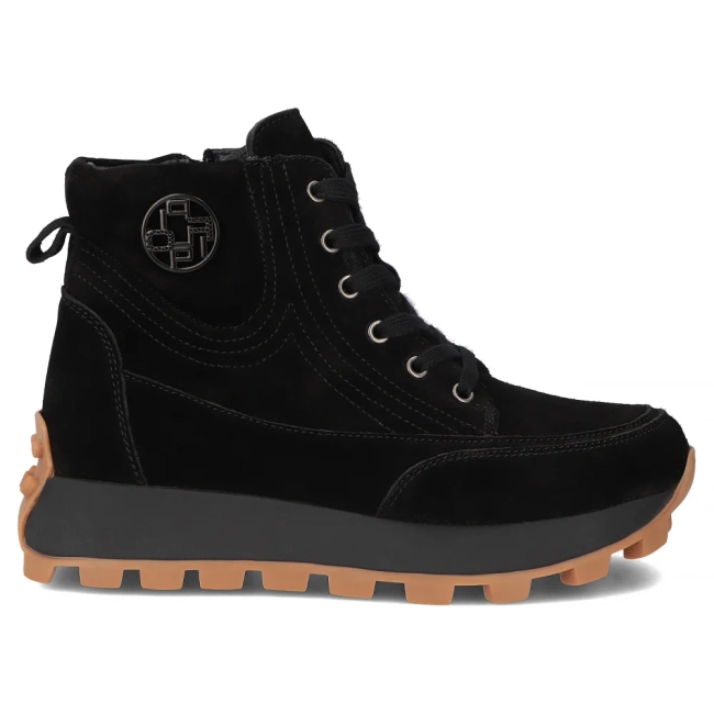 Leather ankle boots Filippo DBT7160/25 BK black