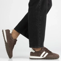 Skórzane sneakersy Filippo DP7534/26 D BR brązowe