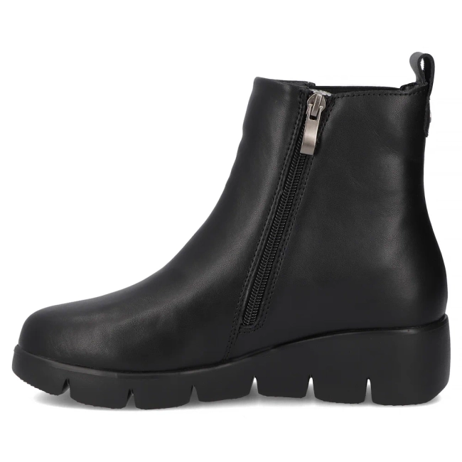 Leather ankle boots Filippo DBT7293/25 BK black