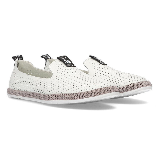 Leather shoes Filippo DP081/21 WH white