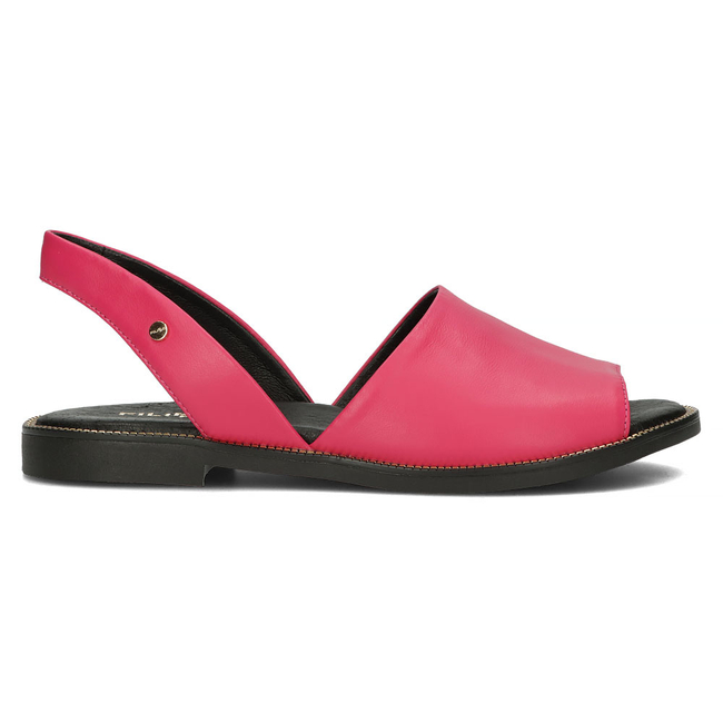 Leather sandals Filippo 40327 fuchsia