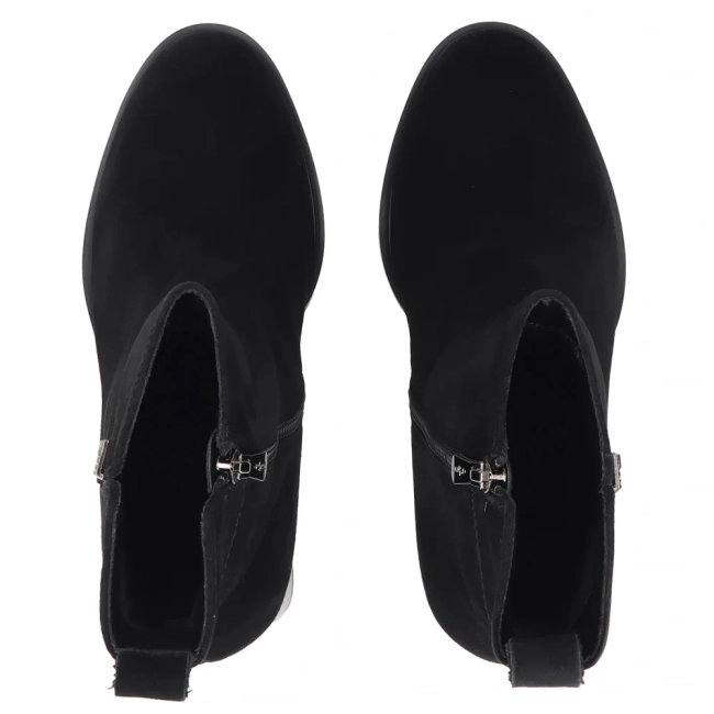 Leather heeled ankle boots Filippo DBT8191/26 BK black
