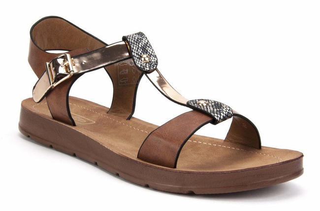 Sandały Filippo DS105/18 BR brown