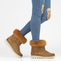 Skórzane botki Filippo 60347 brązowe