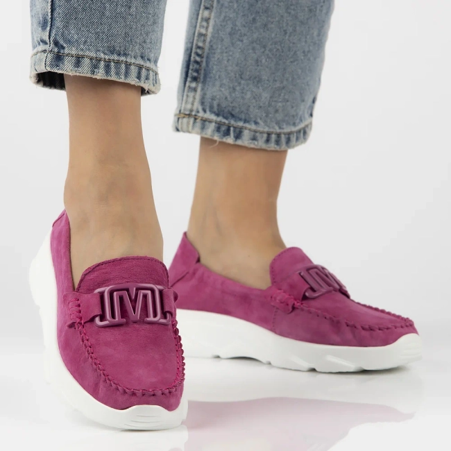 Leather shoes Filippo DP6763/25 FH pink