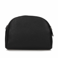 Handbag Toscanio Leather Messenger Bag A283 black