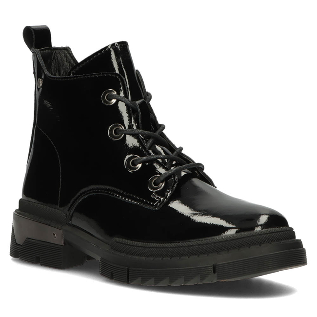 Skórzane botki Filippo DBT4173/22 BK czarne