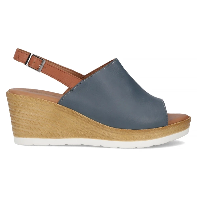 Leather sandals Artiker 54C0684 navy