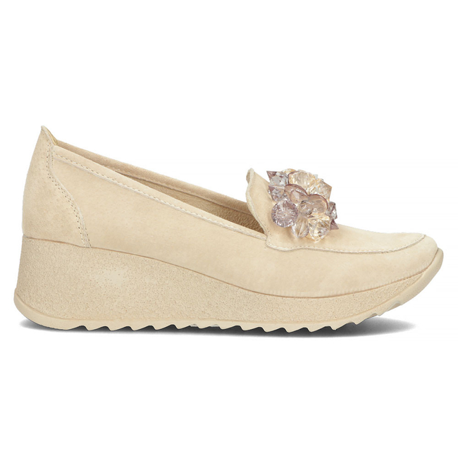 Leather shoes Filippo DP4563/23 BE beige