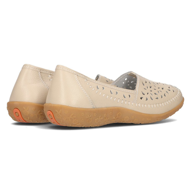 Leather shoes Vinceza DP160/16 BE beige