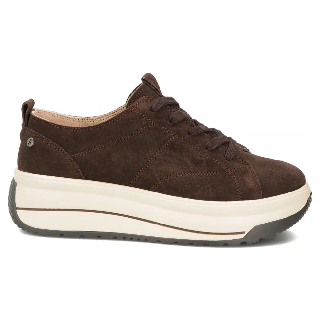 Skórzane sneakersy Filippo DP7959/26 D BR brązowe