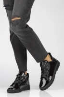 Leather ankle boots Filippo DBT3197/23 BK black