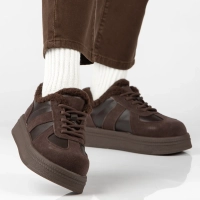 Leather sneakers Filippo DP7948/26 D BR brown