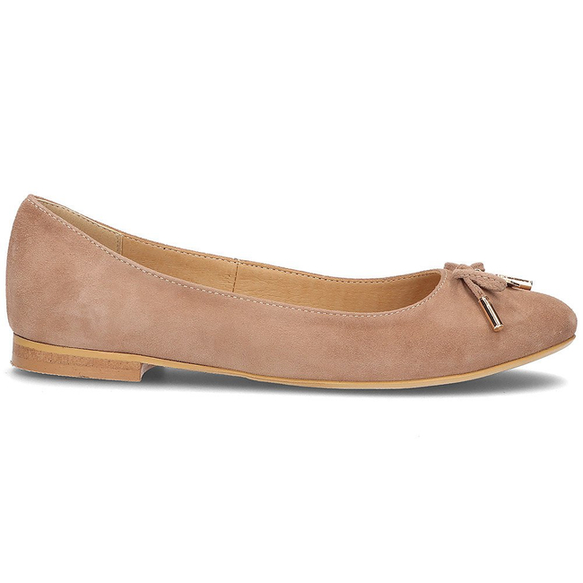 Leather ballerinas Alexio Giorgio 047 beige