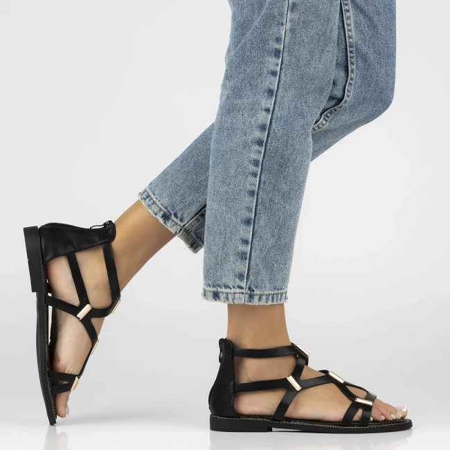 Sandały Filippo DS6912/25 BK czarne