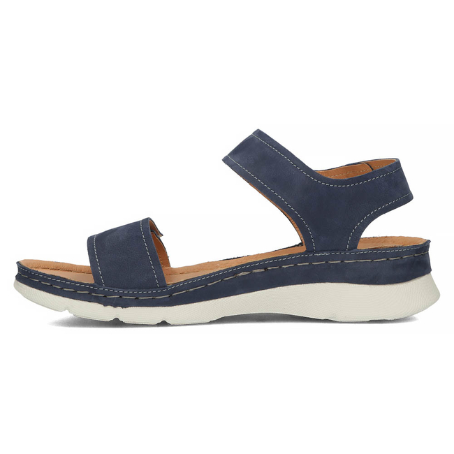 Leather sandals Filippo K828 navy