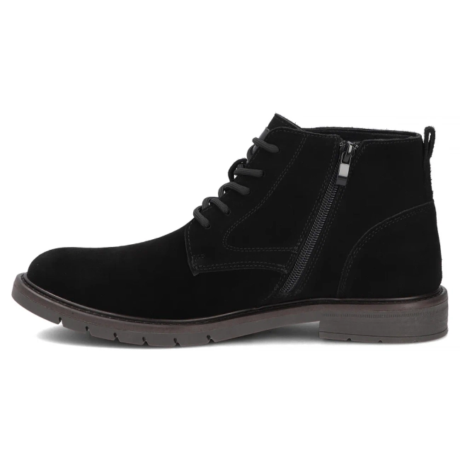 Skórzane botki Filippo MBT8318/26 BK czarne