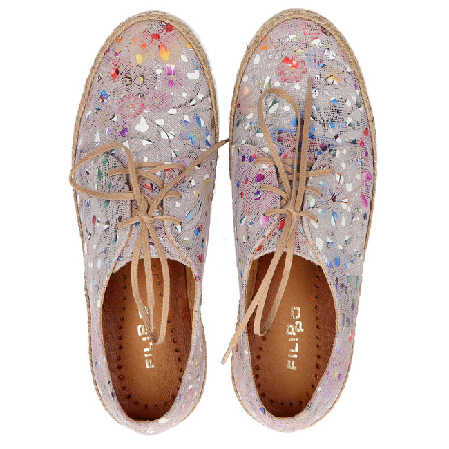 Shoes Filippo 02936-38/00-5 Pop Flowers and Leaves