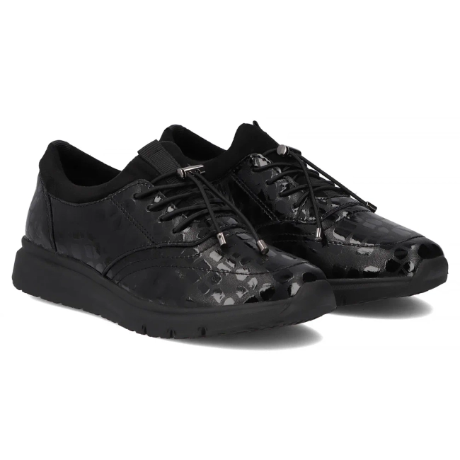 Leather shoes Filippo DP7117/25 BK black