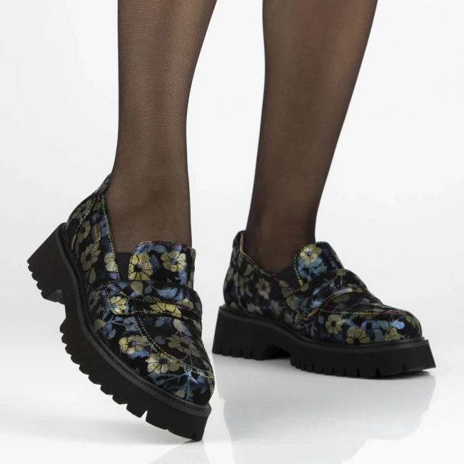 Leather shoes Laura Vita ifcigo 43 blue