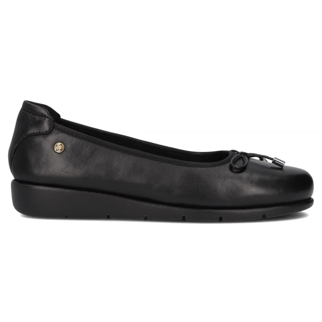 Skórzane baleriny Maciejka P6504-01/00-1 czarne