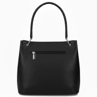 Black shoulder bag Simple Zip