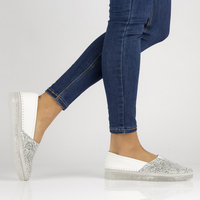 Leather shoes Filippo DP2147/22 WH white