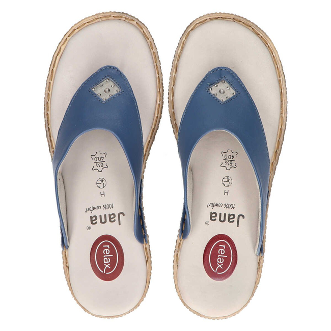 Slippers Jana 8-27113-22 800 Blue