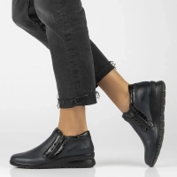 Leather Shoes Filippo L4883-14 navy