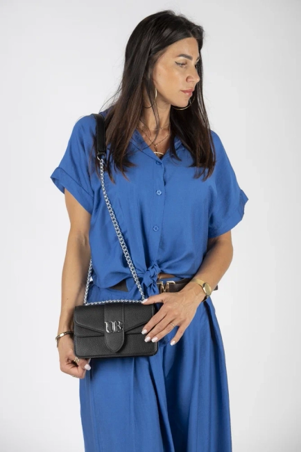 Czarna torebka na ramię luxe