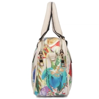 Beige shoulderbag fiore viva