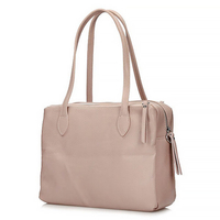 Handbag Toscanio Leather Messenger Bag E22 dark pink