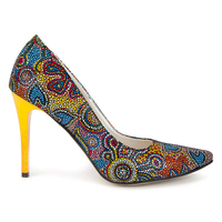 Pumps FILIPPO 2160 Peacock Eyelet Yellow