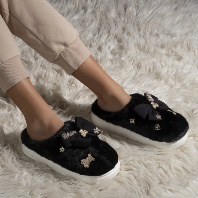 Slippers Filippo DK7480/25 BK black