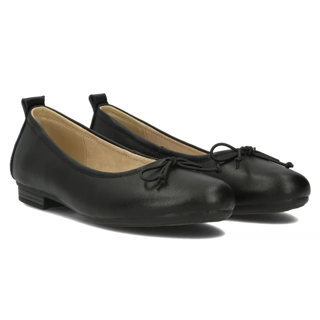 Leather shoes Filippo DP6249/24 BK black
