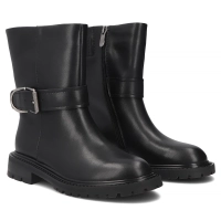 Leather ankle boots Filippo DBT8139/26 BK black