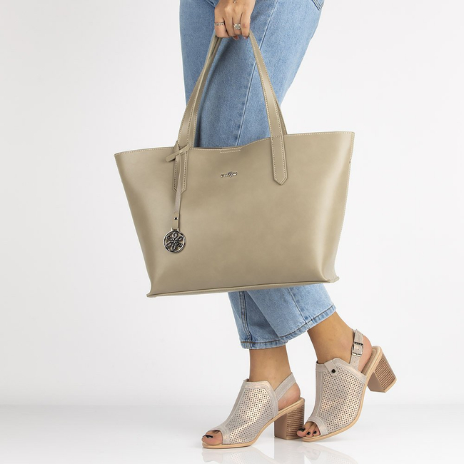 Torebka Filippo Shopper TD0182/21 LG jasny szary