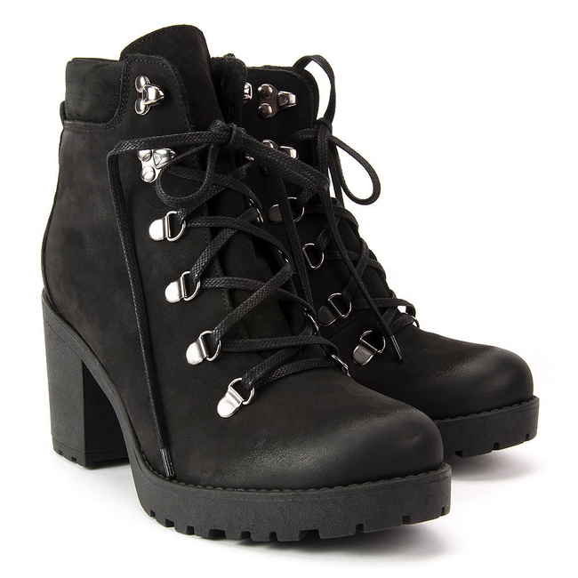 Ankle boots Lemar 60094 s.black + krat.pol.