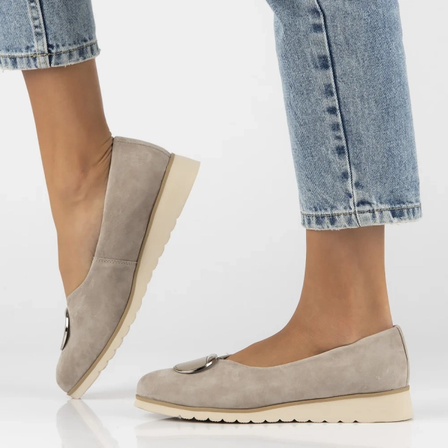 Leather shoes Filippo DP6095/24 BE beige