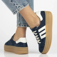 Skórzane sneakersy Filippo DP6744/25 NV granatowe