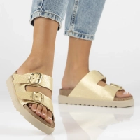 Slippers Yokono TUNEZ-130 PER PLATINO gold