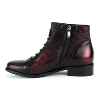 Booties EKSBUT 66-4088-F95-1G burgundy/black