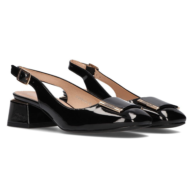 Heeled pumps FILIPPO DP2086/21 BK black