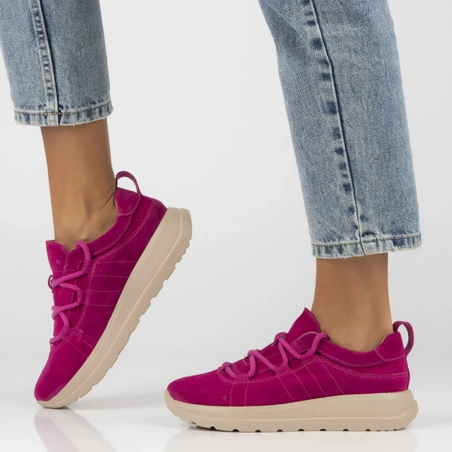 Leather sneakers Filippo DP6706/25 FH pink