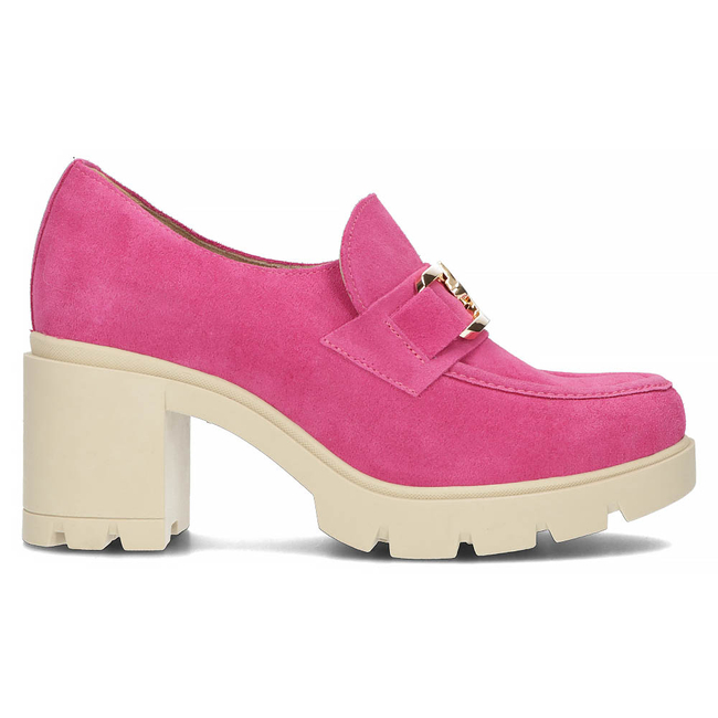 Leather shoes Filippo 20097 fuchsia