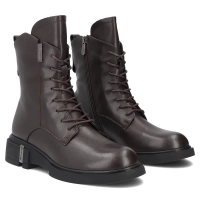 Leather ankle boots Filippo DBT8025/26 D BR brown