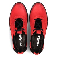 Skórzane półbuty Filippo 918 czerwone